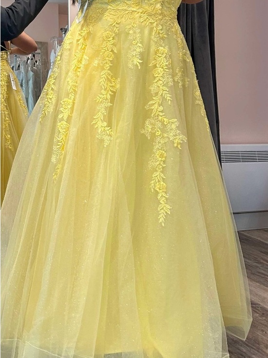 Yellow Prom Dress - Picture 2 of 3